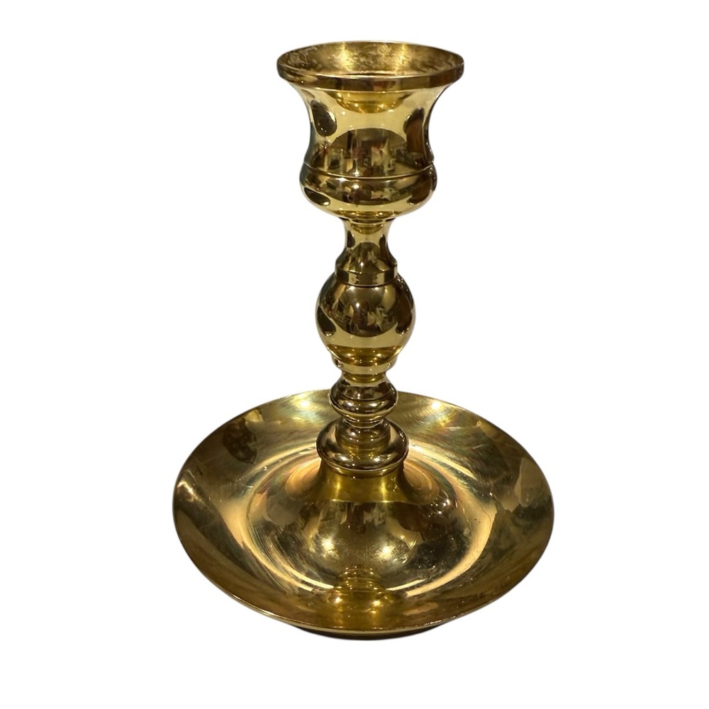 Vintage Baldwin Forged Brass Candlestick appr. 5” Tall Made‎ In USA
